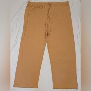 Skims Soft Lounge Rib Sleep Pant Camel Size 4X NWOT